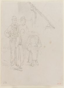 An Artist Sketching by James Abbott McNeill Whistler