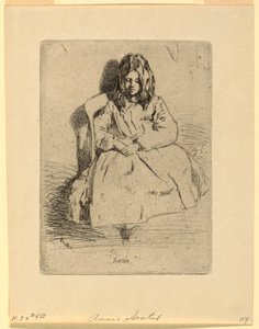 Annie, Seated by James Abbott McNeill Whistler