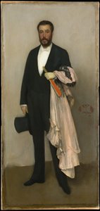 Arrangement in Flesh Colour and Black: Portrait of Theodore Duret by James McNeill Whistler