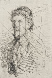 August Delatre by James McNeill Whistler