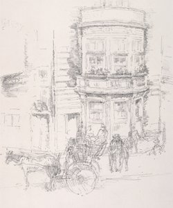 Back of The Gaiety Theatre by James McNeill Whistler