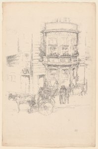 Back of the Gaiety Theatre by James Abbott McNeill Whistler