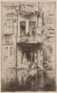 Balcony, Amsterdam by James Abbott McNeill Whistler