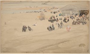 Beach Scene by James McNeill Whistler