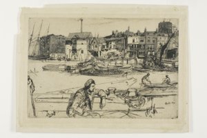 Black Lion Wharf by James Abbott McNeill Whistler