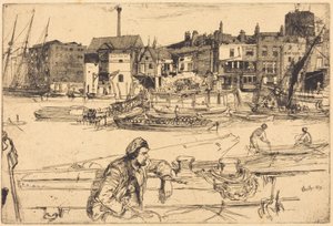Black Lion Wharf by James McNeill Whistler