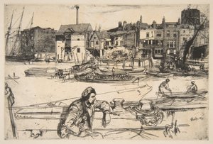 Black Lion Wharf by James McNeill Whistler