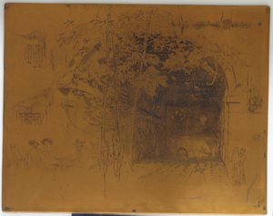 Cancelled Printing Plate for The Traghetto, No. 2