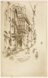 Chancellerie, Loches by James Abbott McNeill Whistler