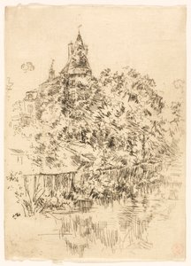 Château de Verneuil, Touraine by James McNeill Whistler