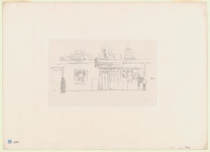 Chelsea Shops by James Abbott McNeill Whistler