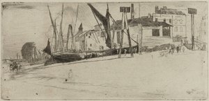 Chelsea Wharf by James Abbott McNeill Whistler