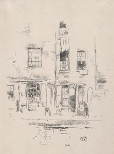 Churchyard by James McNeill Whistler