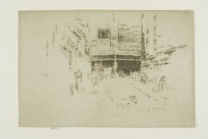 Clothes-Exchange, Houndsditch, No. 1 by James Abbott McNeill Whistler