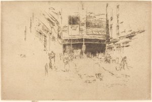 Clothes Exchange, No.I by James Abbott McNeill Whistler