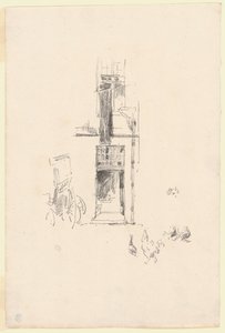 Cocks and Hens, Hôtel Colbert by James McNeill Whistler