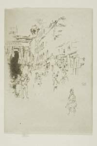Cutler Street, Houndsditch by James Abbott McNeill Whistler