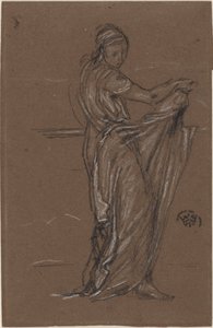 Draped Female Figure by James Abbott McNeill Whistler
