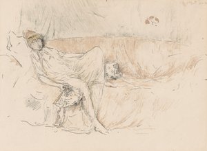 Draped Figure, Reclining
