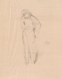Draped Figure, Standing by James Abbott McNeill Whistler