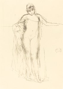 Draped Model, Standing