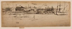 Dry Docks, Southampton by James Abbott McNeill Whistler