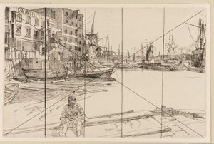 Eagle Wharf (Tyzac Whiteley and Co.) by James Abbott McNeill Whistler