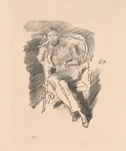 Firelight: Joseph Pennell, No. 2 by James McNeill Whistler