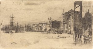 Free Trade Wharf by James Abbott McNeill Whistler