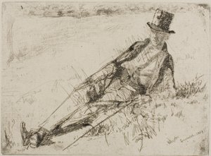 Greenwich Pensioner by James Abbott McNeill Whistler