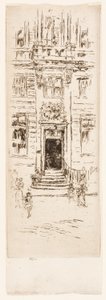 House of the Swan, Brussels by James Abbott McNeill Whistler