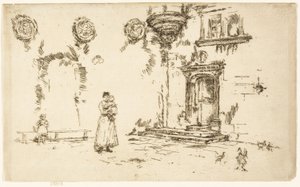 Hôtel Lallemont, Bourges by James Abbott McNeill Whistler