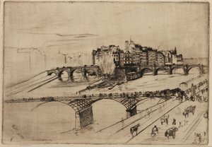 Isle de la Cité, Paris by James Abbott McNeill Whistler