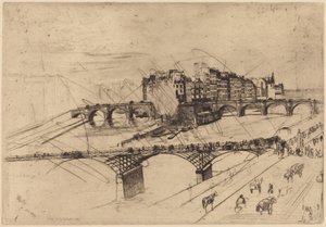 Isle de la Cité, Paris by James McNeill Whistler