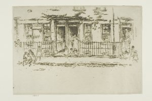 Justice Walk, Chelsea by James Abbott McNeill Whistler