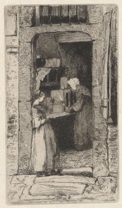 The Mustard Seller, from the French Set (Twelve Etchings from Nature) by James McNeill Whistler