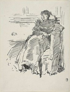 The Red Dress by James Abbott McNeill Whistler