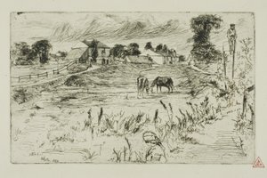 Landscape with Horses