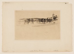Little Putney Bridge by James Abbott McNeill Whistler