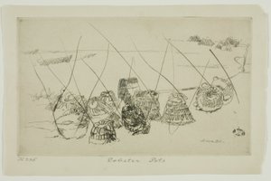 Lobster Pots - Selsea Bill by James Abbott McNeill Whistler