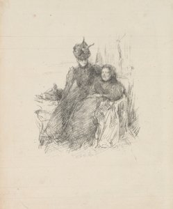Mother and Daughter by James Abbott McNeill Whistler