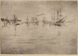 Nocturne Shipping by James Abbott McNeill Whistler