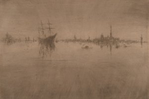Nocturne, from Venice, a Series of Twelve Etchings (the "First Venice Set") by James Abbott McNeill Whistler