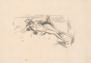Nude Model, Reclining by James Abbott McNeill Whistler