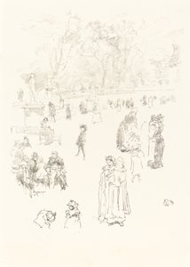 Nursemaids: "The Luxembourg Nannies" by James Abbott McNeill Whistler