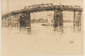 Old Battersea Bridge by James Abbott McNeill Whistler