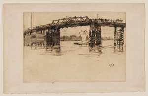 Old Battersea Bridge by James Abbott McNeill Whistler
