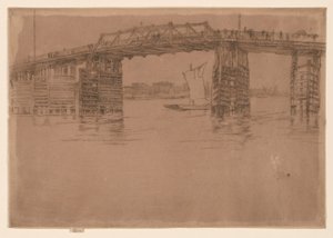 Old Battersea Bridge by James Abbott McNeill Whistler