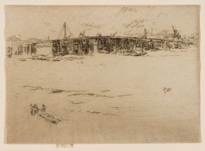 Old Battersea Bridge, No. 2 by James Abbott McNeill Whistler
