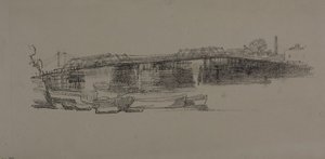 Old Battersea Bridge, No. 2 by James Abbott McNeill Whistler